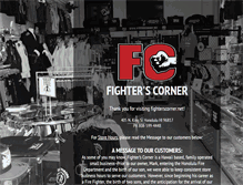 Tablet Screenshot of fighterscorner.net